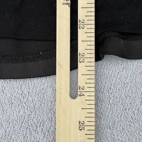 DKNY Sleeveless Tank Top Women's Size XS Silky Black Bodycon Y2K Business - Picture 10 of 14